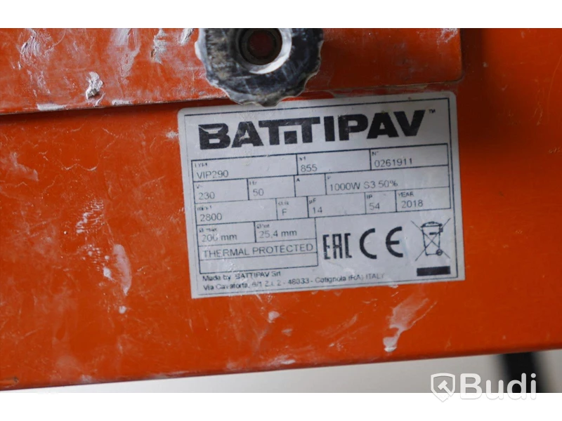 Diamantsåg, Battipav VIP 290. Funktionstestad.