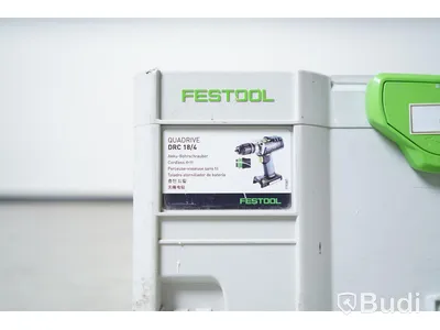 Skruvdragare, Festool Quadrive DRC 18/4. Funktionstestad.