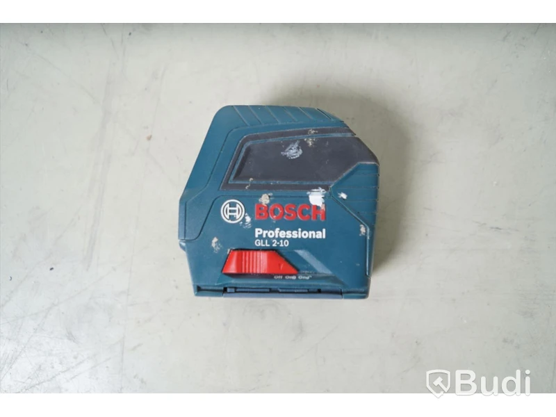 Korslaser, Bosch Professional GLL 2-10. Funktionstestad.