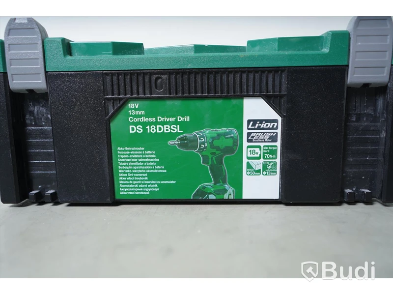 Skruvdragare, Hikoki DS 181 DBSL. Funktionstestad.