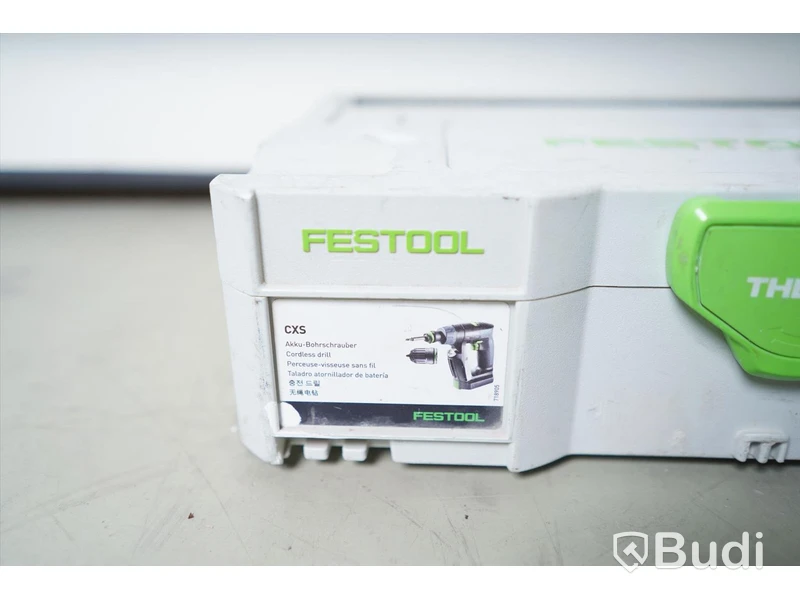 Skruvdragare, Festool CXS Li. Funktionstestad.