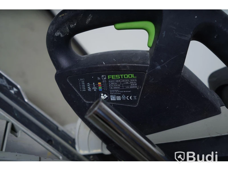 Kap- och gersåg samt styrskena. Festool KS 60 E, Festool FS 1080/2.