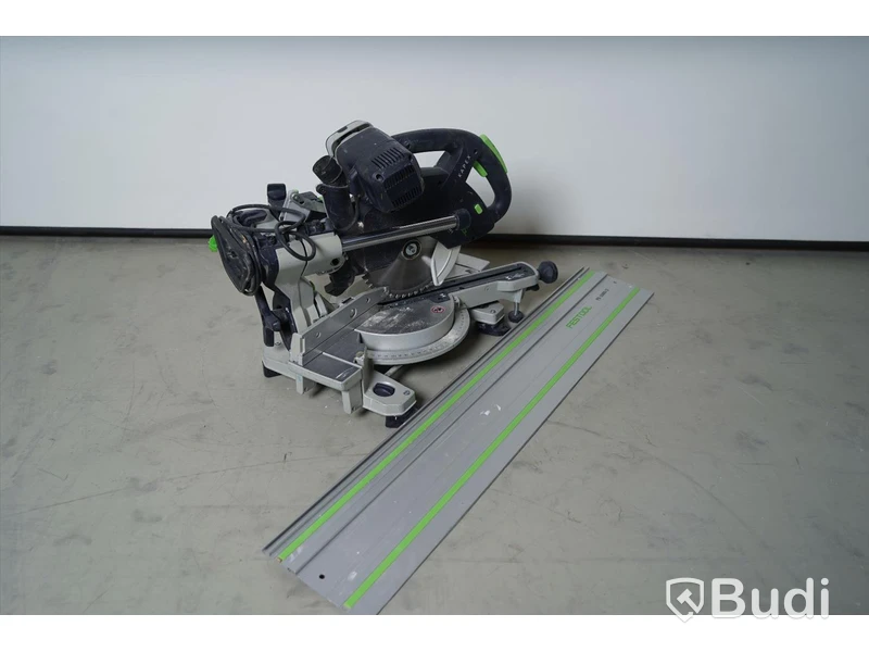 Kap- och gersåg samt styrskena. Festool KS 60 E, Festool FS 1080/2.