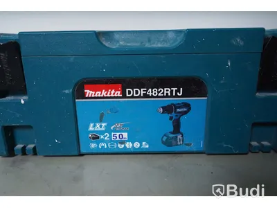 Skruvdragare inklusive batteri & laddare. Makita DDF482RTJ.