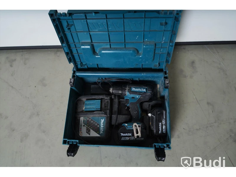 Skruvdragare inklusive batteri & laddare. Makita DDF482RTJ.