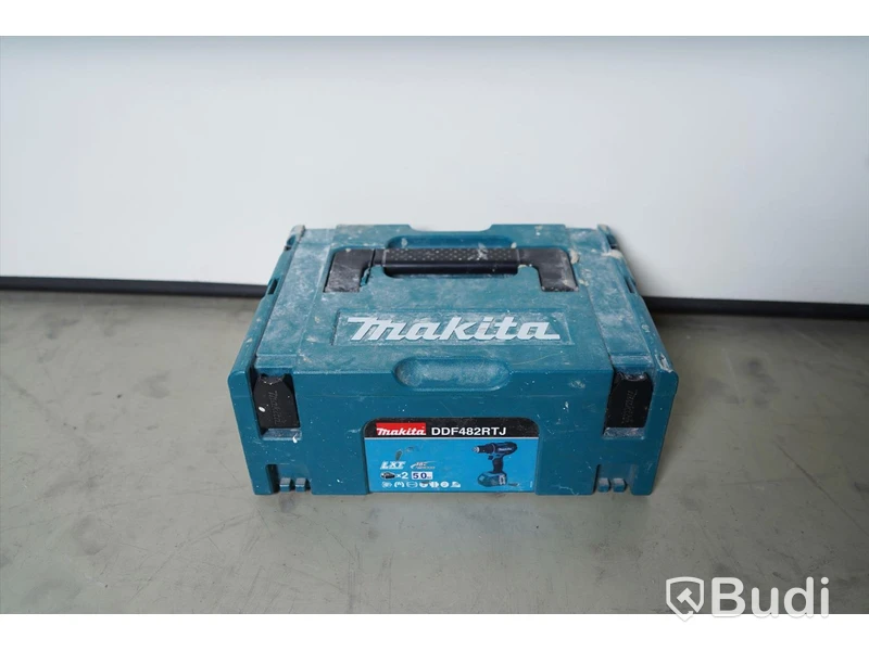 Skruvdragare inklusive batteri & laddare. Makita DDF482RTJ.
