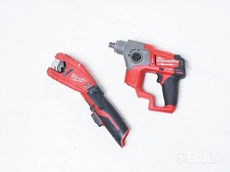 Kopparrörkap & Borrhammare - Milwaukee M12 CH och C12 PC, OBS! Säljs utan batteri och laddare.