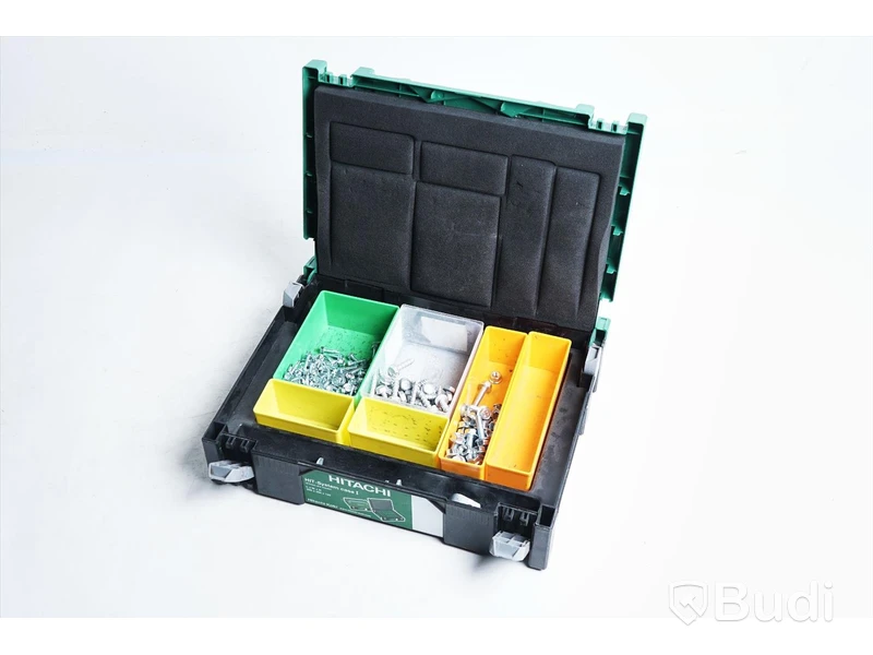 Diverse skruv och mutter inkl. fodral - Hitachi HIT-System Case 1
