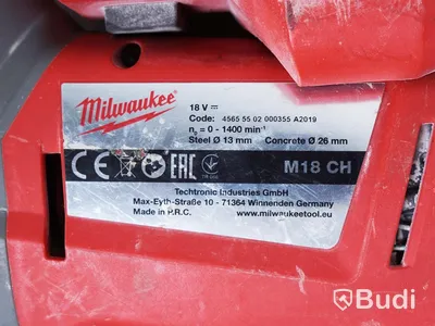 Borrhammare och dammutsug - Milwaukee M18 CH och CDEX, OBS! Säljs utan batteri och laddare.