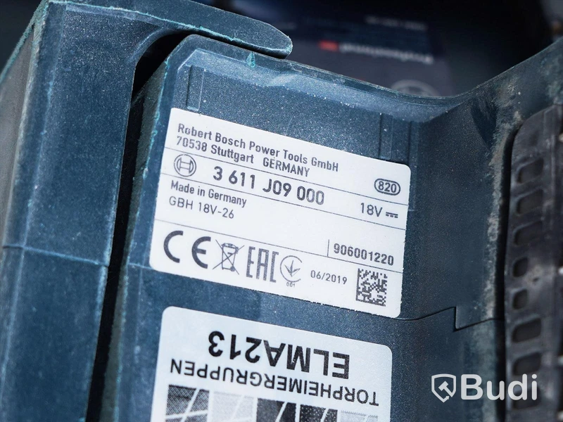 Borrhammare och dammutsug - Bosch GBH 18V-26 och GDE 18V-16