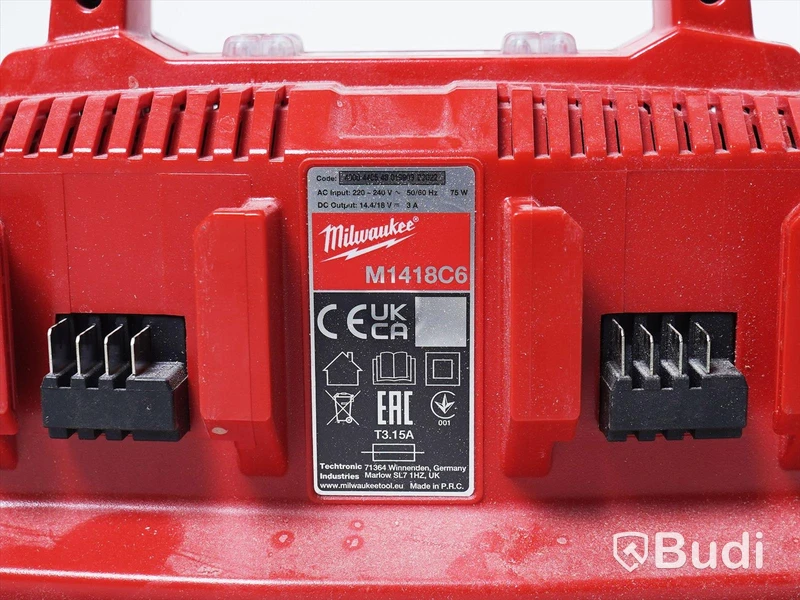 Batteriladdare, 2 st - Milwaukee M1418C6 och M12 C4, OBS! säljs utan batterier