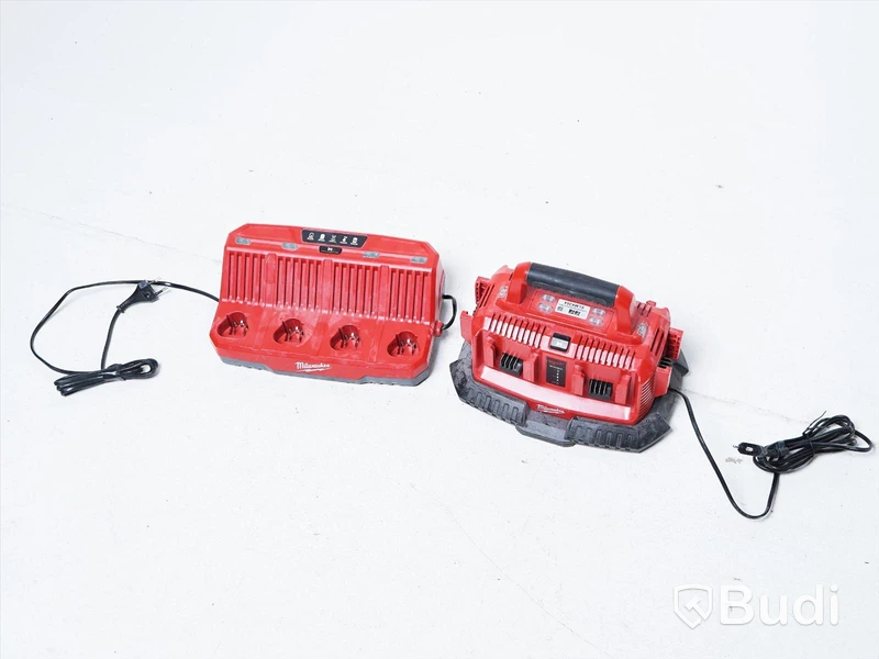 Batteriladdare, 2 st - Milwaukee M1418C6 och M12 C4, OBS! säljs utan batterier