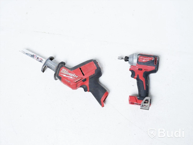 Tigersåg och slagskruvdragare - Milwaukee M12 CHZ och M18 CBLID, OBS! Säljs utan batteri och laddare.