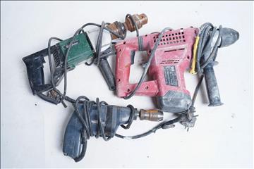 3 st. Borrmaskiner Metabo, Holz-Her, Meec Tools