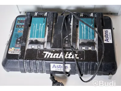 Makita borrhammare och cirkelsåg med laddare, utan batteri