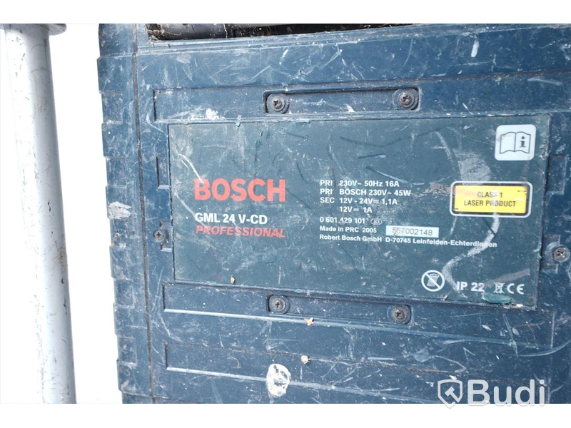 Byggradio BOSCH GML 24 V-CD