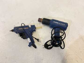 Varmluftpistol HL 1500S och limpistol Gluematic 5000, Steinel 