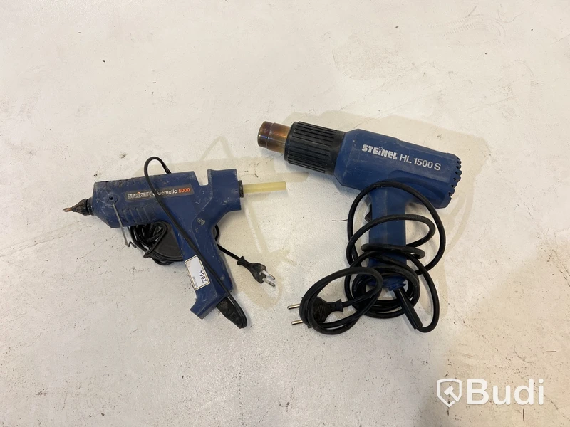 Varmluftpistol HL 1500S och limpistol Gluematic 5000, Steinel