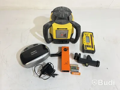 Rotationslaser Leica Rugby 610 RE160 med tillbehör