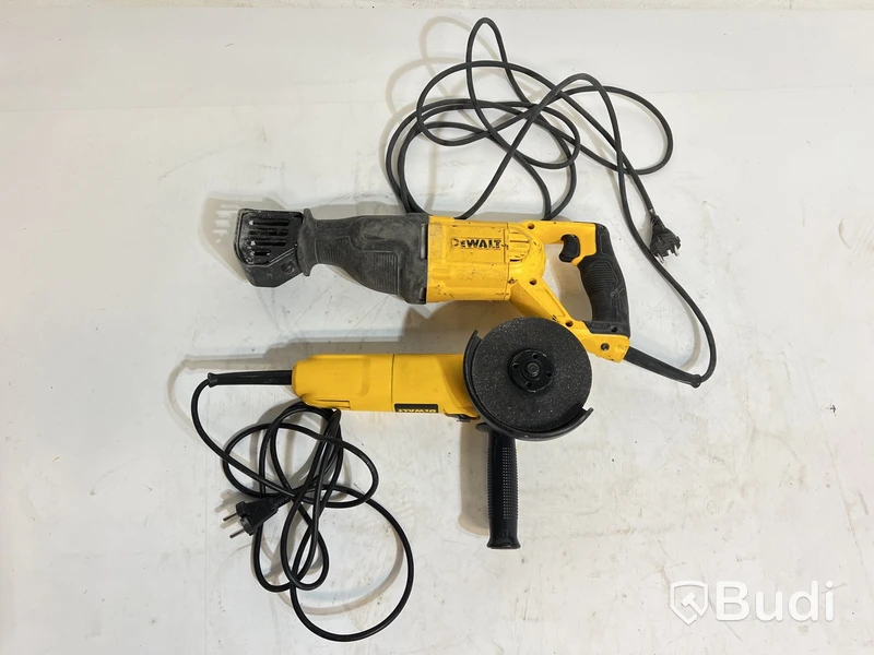 Tigersåg och Vinkelslip Dewalt