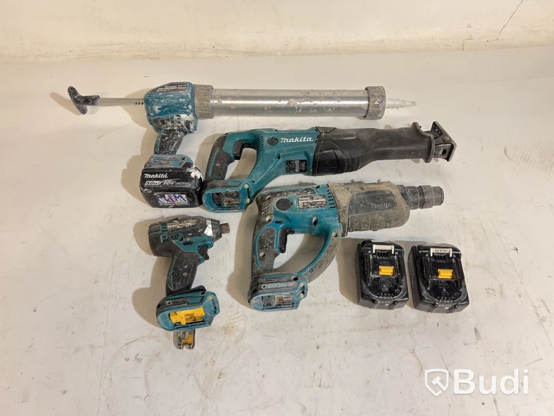 Diverse verktyg och batterier, Makita