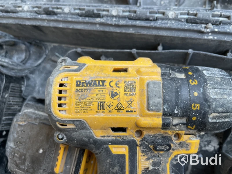 Borrskruvdragare, Dewalt, DCD777M2T