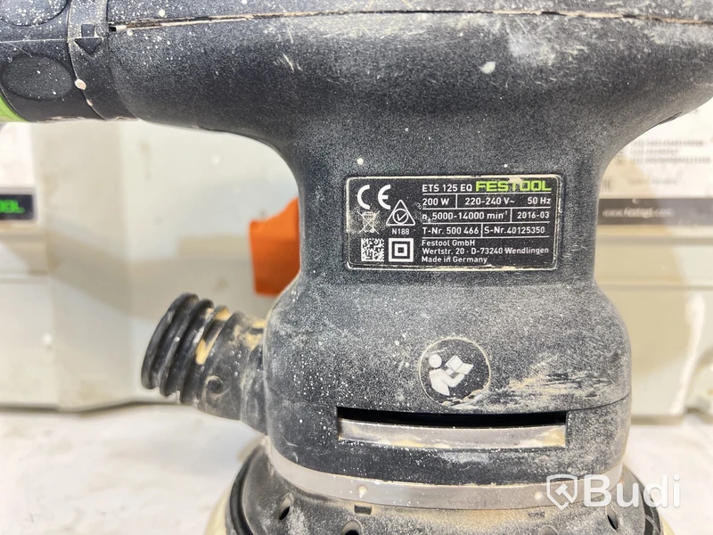 Excenterslip 125 EQ-plus Festool med tillbehör