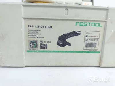 Excenterslip RAS 115.04 E-set Festool med tillbehör