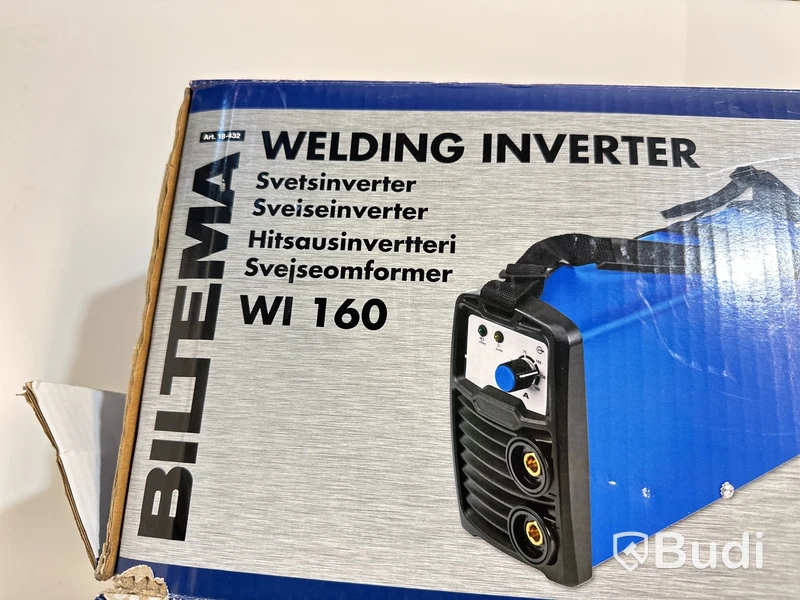 Svetsinverter WI160 Biltema med tillbehör
