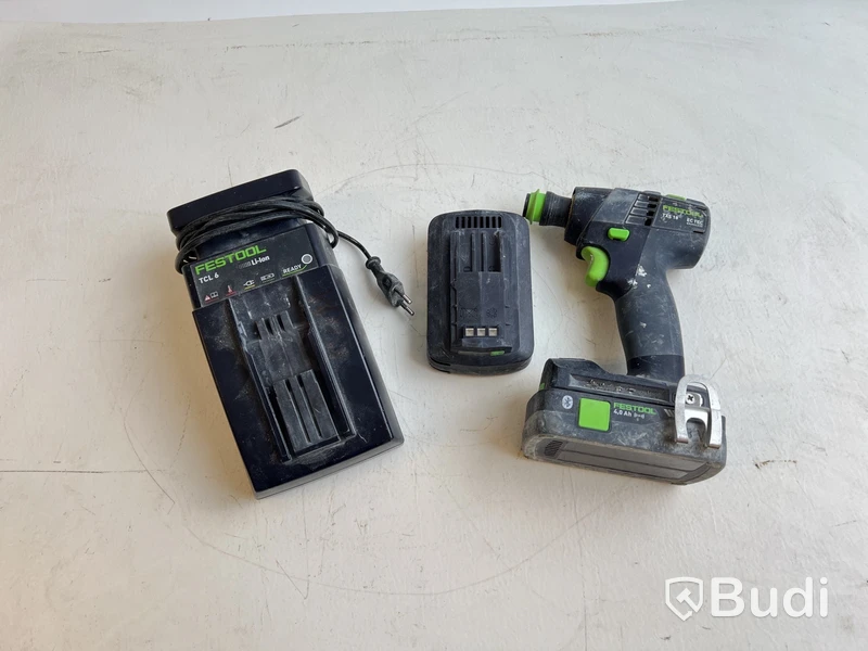 Skruvdragare Festool TXS 18 Laddare ingår, 2 batterier ingår Serienr. 40209777