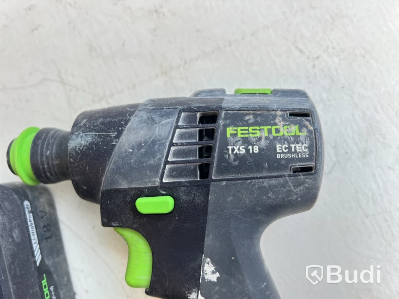 Skruvdragare Festool TXS 18 Laddare ingår, 2 batterier ingår Serienr. 40209777