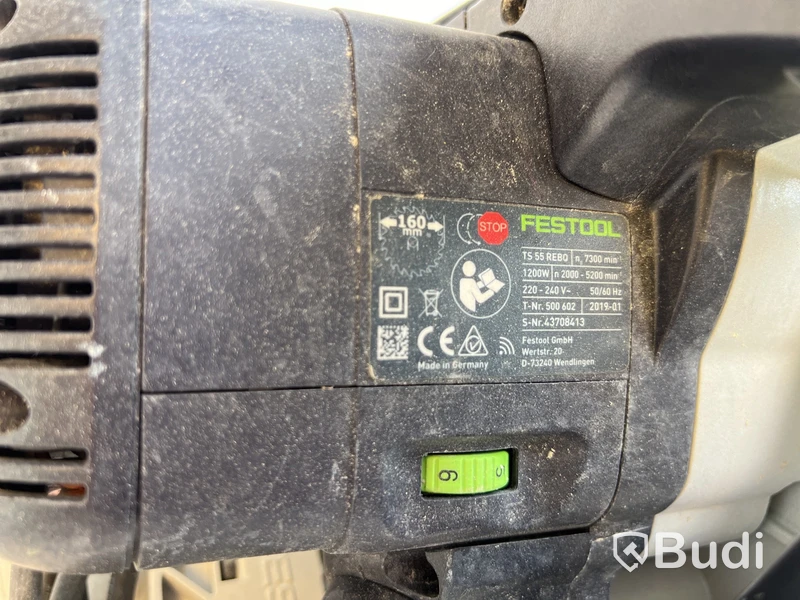Sänksåg Festool TS 55 REBQ - plus, Serienummer: 43708413, avtal A9128871