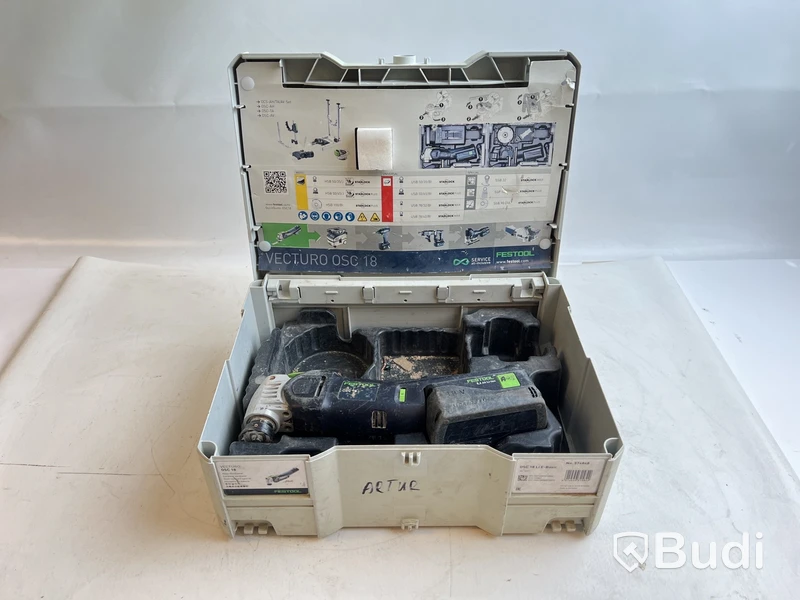 Multiverktyg festool OSC 18 - Serienummer: 40110073, Avtal A9128871