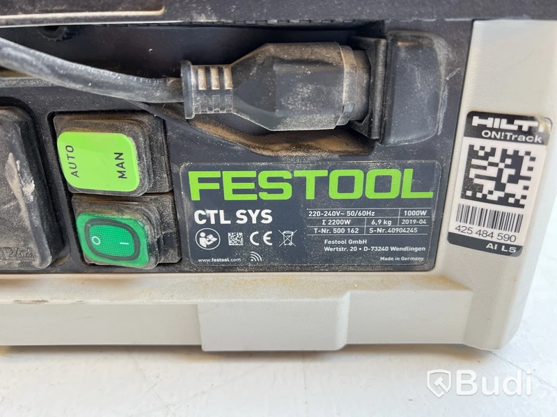Dammsugare Festool CTL SYS - Serienummer: 40904245, Avtal A9128871
