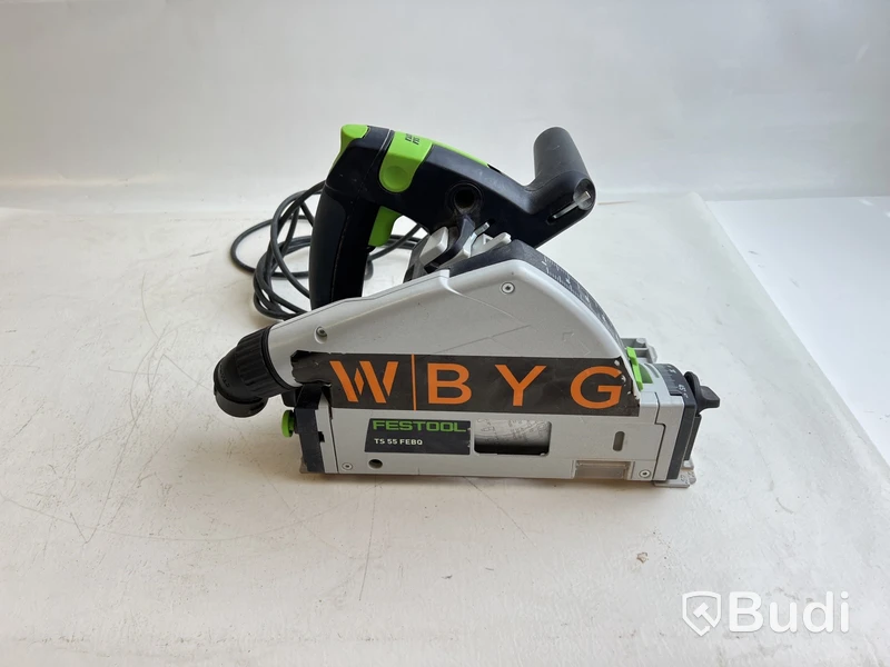 Sänksåg Festool TS 55 Febq med styrskena Serienummer: 40254258