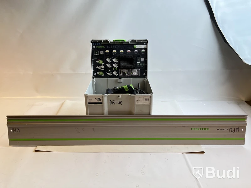 Sänksåg Festool TS 55 Febq med styrskena Serienummer: 41135914