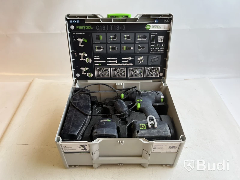 Skruvdragare Festool T18+3  Serienummer: 40898155