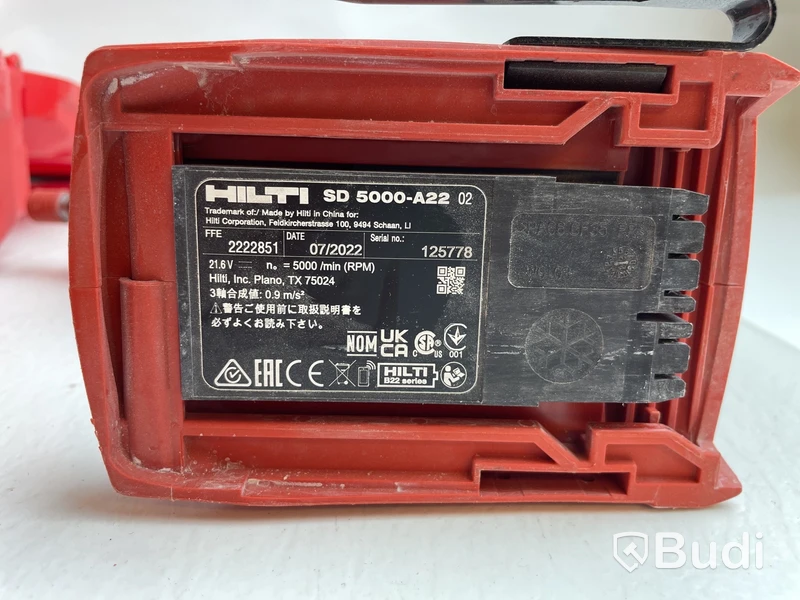 Gipsskruvdragare Hilti, SD 5000-A22
