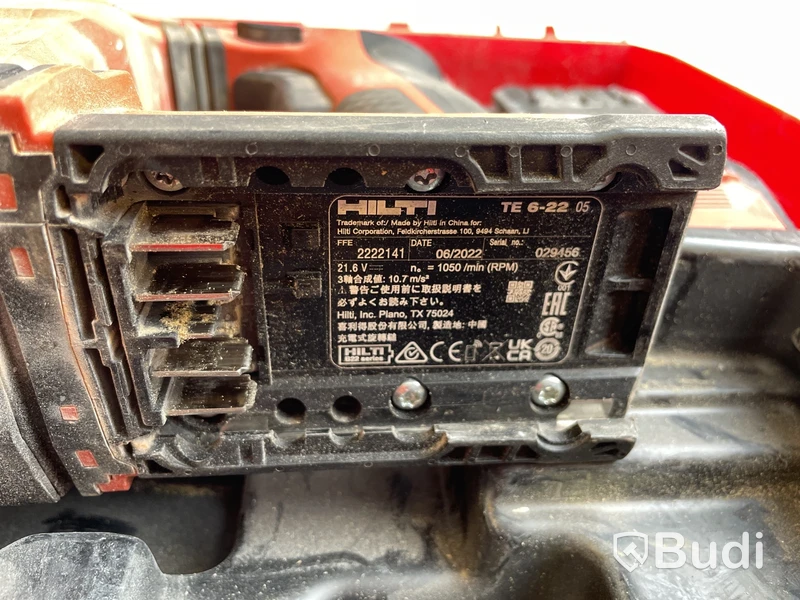 Borrhammare Hilti, TE 6-22