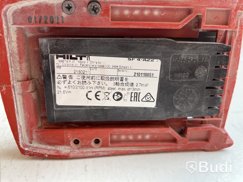 Borrskruvdragare Hilti, SF 4-A22