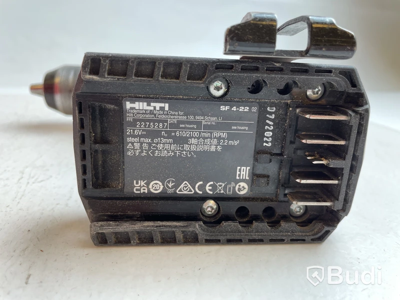 Borrskruvdragare Hilti, SF 4-A22