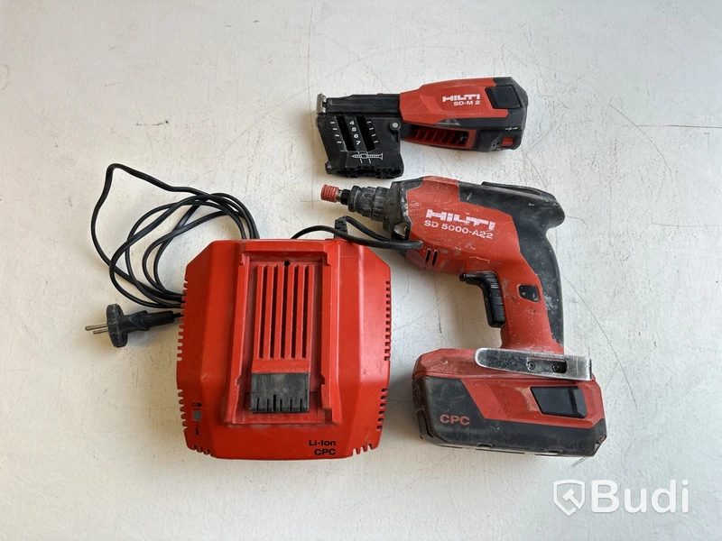 Gipsskruvdragare Hilti SD 5000-A22 och skruvmagasin SD-M 2