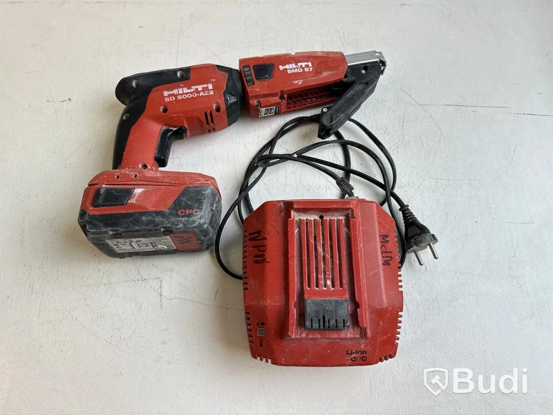Gipsskruvdragare Hilti SD 5000-A22 och skruvmagasin SMD 57