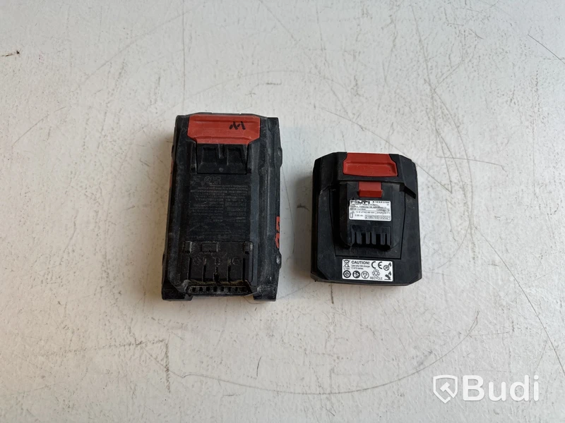 2 st. Batterier Hilti, olika modeller,