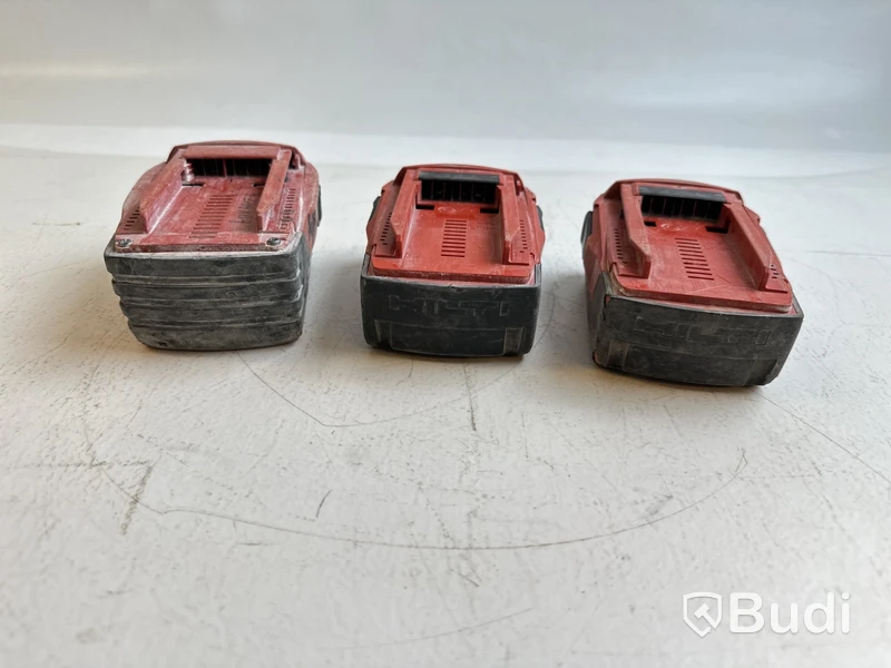 3 st. Batterier Hilti, olika modeller