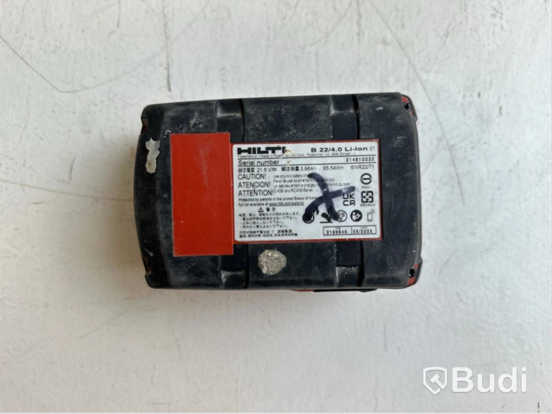 3 st. Batterier Hilti, olika modeller