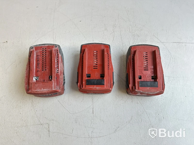 3 st. Batterier Hilti, olika modeller