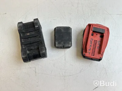 3 st. Batterier olika modeller och 1 st. laddningsadapter, Hilti