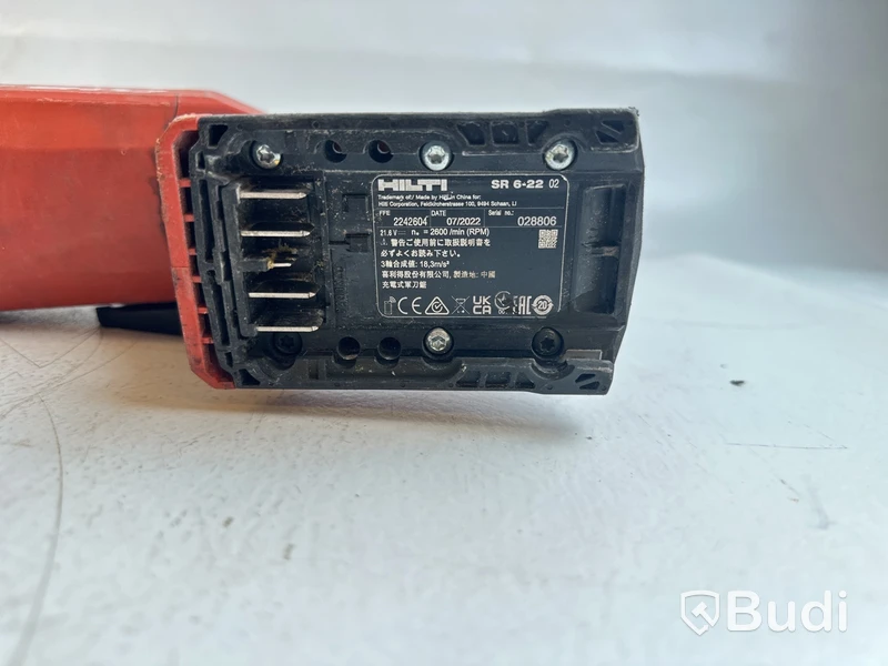 Tigersåg Hilti, SR 6-22