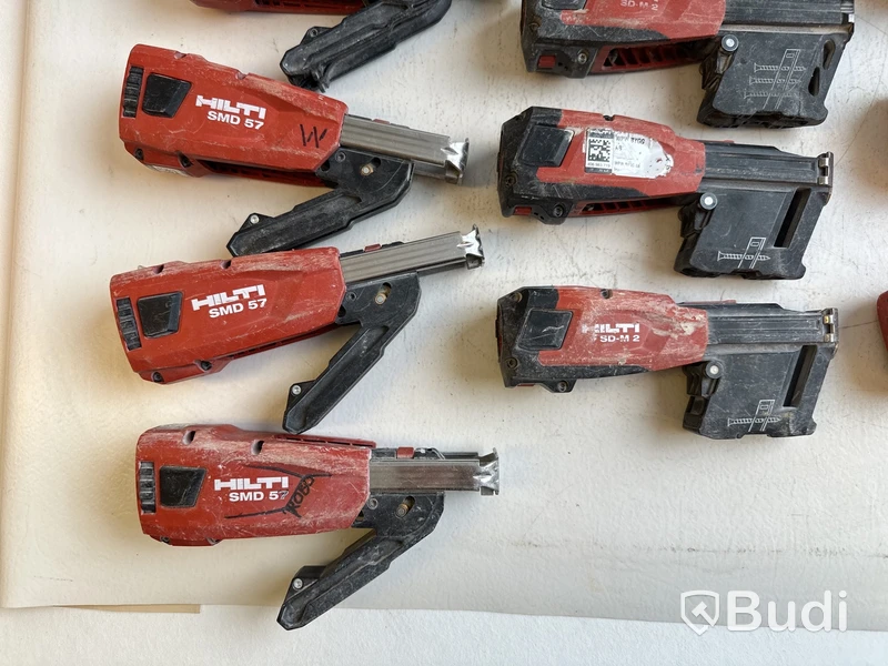 Parti med skruvmagasin, Hilti, olika modeller